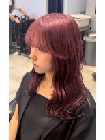 アースオーセンティック 立川店(EARTH Authentic)&nbsp;ブリーチ×ピンクカラー