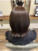 髪質改善水素カラー 山本綾香/外ハネボブ/くびれシルエット