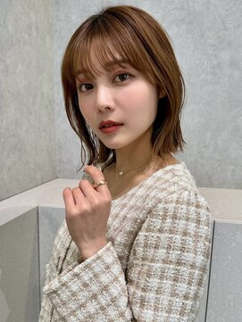 エジョン 幡ヶ谷店(Aejon) イメチェン/似合わせカット/フルバング/レッドブラウン/新宿