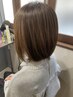 【全体染め(オーガニック)】ショート＋前・後処理＋4step Tr ￥8500→