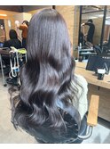 黒髪/グレージュ/ミルクティーベージュ/髪質改善【難波】