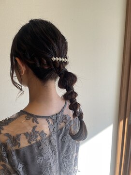 スプリング バイ ラシク(spring by Rasiku) およばれヘアアレンジ