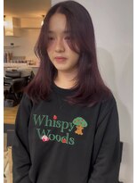 シーン(SCEN)&nbsp;layer cut × pink lavender brown