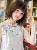 フレンチカジュアルくせ毛風小顔抜け感ボブc6北浦和20代30代40代