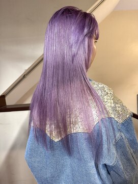ソイ 下北沢(soi) 【pink purple】エフェクトブリーチ_ピンクパープル_ロング