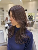 ☆レイヤーカット　顔まわりレイヤー　動く髪型に！