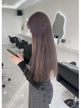 サジャ バイ エレン(SAJA by Ellen) ラベンダーグレージ[韓国ヘア/ワンホンレイヤー/ハッシュカット]