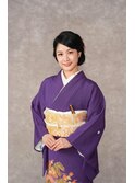 訪問着着付けと和装ヘアーセット