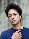 萱原大幹 アップバング/眉毛/短髪/メンズカット