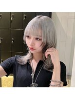 アマトウキョウ アユンチェ(AMA TOKYO×AYUNCHE)&nbsp;エンドデザインカラー×ミディアムウルフ