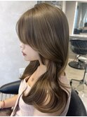 【MITSUKI指名】韓国風くびれヘア×寒色ミルクティーカラー♪