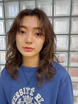 ガーデン 銀座(GARDEN) パーマ レイヤー ミディアムレイヤー レイヤーパーマ ニュアンス