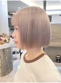 池袋ハイトーンボブタッセルボブ切りっぱなしボブ顔周りレイヤー