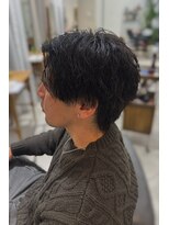 リアンバイアリュール(Lian by Allure)&nbsp;大人色気パーマメンズカット刈り上げツーブロ