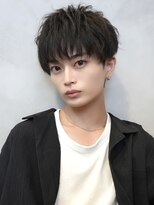 フラッグヘアー 博多駅前店(Flag HAIR) メンズラウンドマッシュ無造作マッシュ