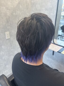 ブルーパープルインナーカラー