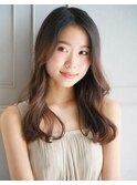 大人綺麗め小顔レイヤーミディ