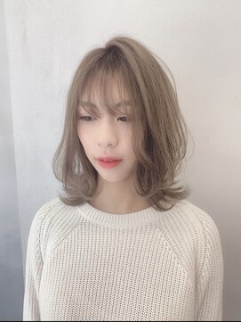 アンジェリカ 名古屋店(ANGELICA) ANGELICA【川見駿行】ミルクティーベージュ レイヤーカット