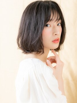 モッズヘア 越谷(mod's hair) 伸ばしかけ乾かすだけ抜け感黒髪小顔ボブウルフX越谷30代40代