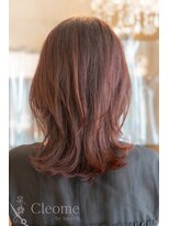 クレオメ 田町店(Cleome) ♪黒髪似合わせカットデジタルパーマ小顔ココアベージュ薄め前髪