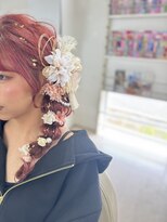 サニー 国府店(Sunny)&nbsp;ピンクの編み下ろしスタイル