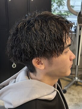 ルーメン 岐阜(ROOO MEN) メンズカット刈り上げマッシュツイストスパイラルパーマ