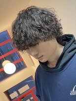 リベラル(liberal) メンズウルフ波巻きスパイラルパーマ
