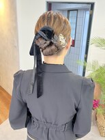 サンルーム(SUN room) タイトアレンジカチモリ編み込み三つ編みリボントレンドセット