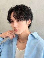 ネクストメンズ 表参道(NEXT men's)&nbsp;センターパートしシャドウパーマ