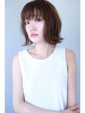 キツネ(KITSUNE) KITSUNE×大人クールボブ×デザインカラー