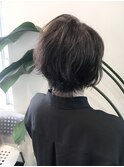 癖毛を活かしたショート
