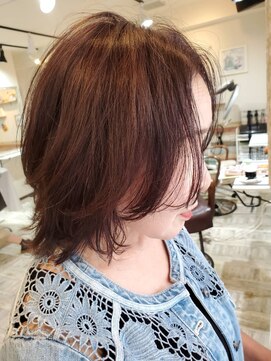 ティアラ 桜木町(TIARA) お客様style~30,40,50代人気♪ふんわりウルフレイヤー