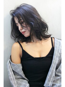 ブラン 梅田(Blanc) 【Blanc/梅田】黒髪＿外ハネボブ＿大人ボブkr