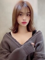 アグ ヘアー プリュネ 和歌山駅前2号店(Agu hair prune)&nbsp;《Agu hair》ヌーディな大人外ハネミディ