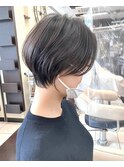 乾かしてバームを付けるだけで素敵に【ショートヘア】