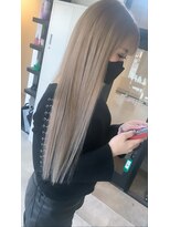 ラフ 難波店(LAFF)&nbsp;#黒髪#ボブルフ#ネビージュ#小顔#ワンレン