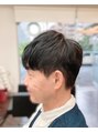 オレンチメンズヘアー(ORENCHI MEN'S HAIR)&nbsp;メンズカットナチュラルショート欲しいところにだけ部分パーマ