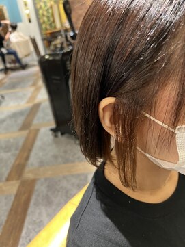 ムーン(moon) #美髪のススメ#ネビージュ#大人かわいいヘア#こなれミディ