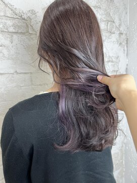 プライズ アイリス 池袋東口店(prize Iris) パープルインナーカラー10代20代11000円