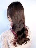 ピークスヘア(peaks hair) インナーカラーピンク/Wカラーピンク/クリアピンク/ケアブリーチ