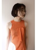 ゆるめくせ毛風パーマボブ