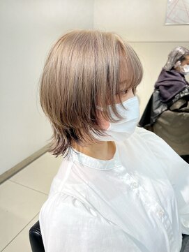 ユーフォリア 池袋東口駅前店(Euphoria) 【Mizuki指名で叶う♪】ホワイトベージュでネオウルフ : )