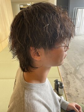 ニアウ 伊勢崎連取店(Niau) メンズマッシュパーマ波巻きスパイラル