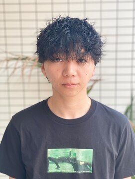 スウェル 船橋店(Swell) ハイライト/マッシュパーマ/束感/波巻き/メンズ