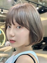 ロンドブルーム 天神大名店(Lond Bloom) 大人ショートボブ丸みショートカットマッシュショート前髪あり