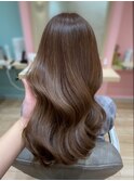 【ブリーチ無し】くすみベージュ