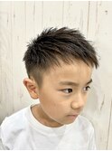 【肥塚】キッズツーブロックショートスタイル☆