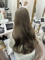 ロンド レア 天神大名店(Lond Le’a) 髪質改善ツヤ感オリーブグレージュ韓国レイヤー