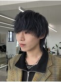 メンズ韓国ウルフ/メンズブリーチ10代20代メンズ毛流れスタイル