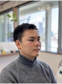 メンズショート刈上